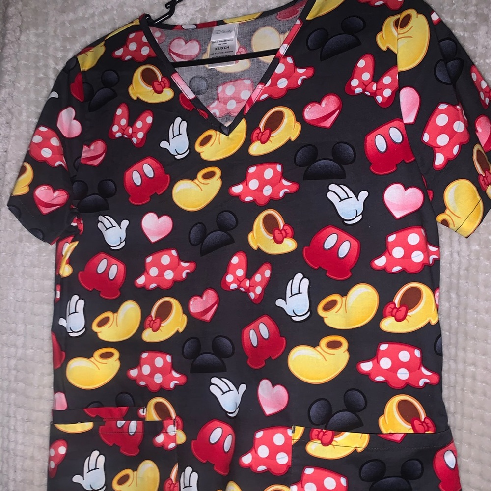 Disney scrub top